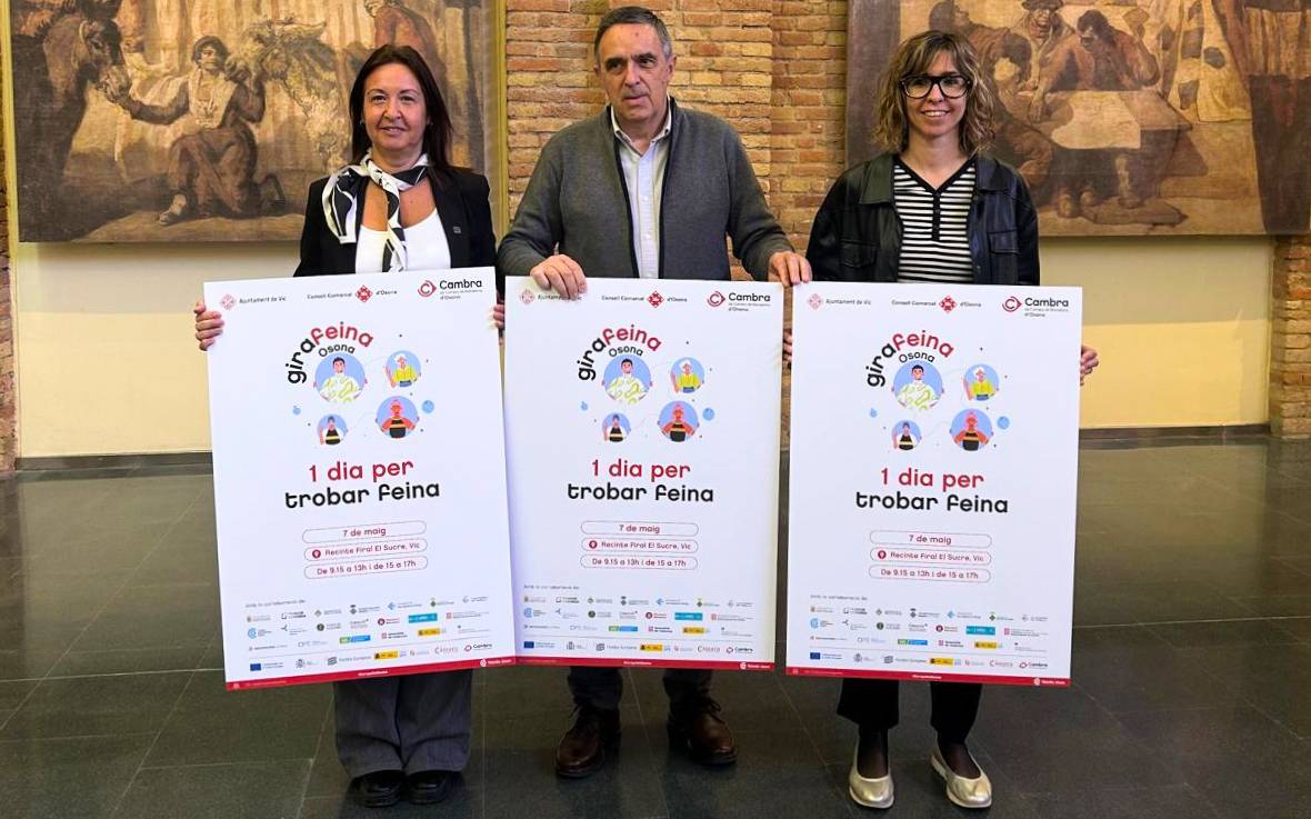 Una seixantena d'empreses participaran en la fira d'ocupació d'Osona