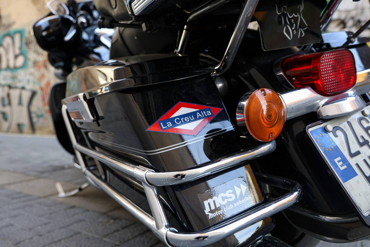 Jaume Marco amb la seva Harley Davidson Electra Ultra Gluide - VÍCTOR CASTILLO Jaume Marco amb la seva Harley Davidson Electra Ultra Gluide