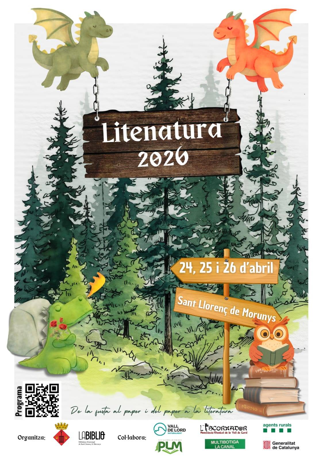 Torna el Litenatura, la proposta cultural per celebrar Sant Jordi a Sant Llorenç de Morunys