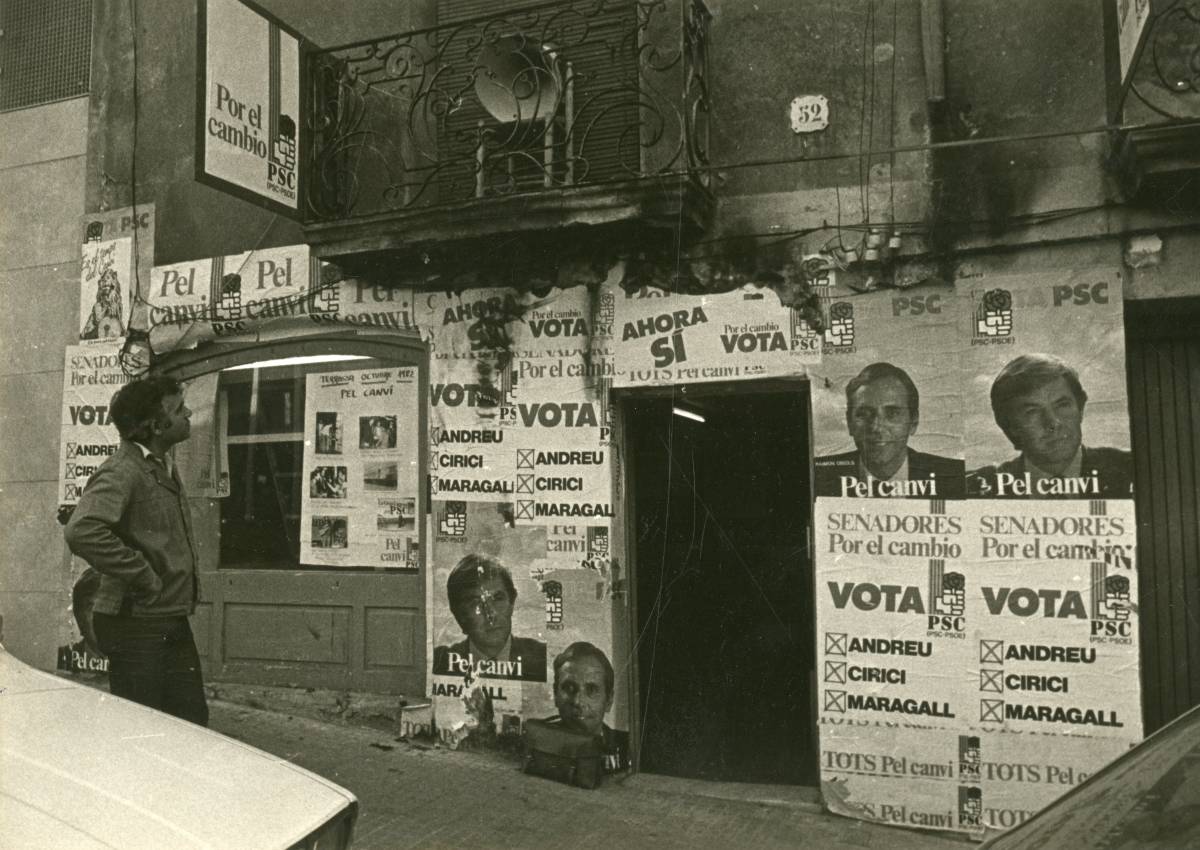 Escena d’una campanya electoral
