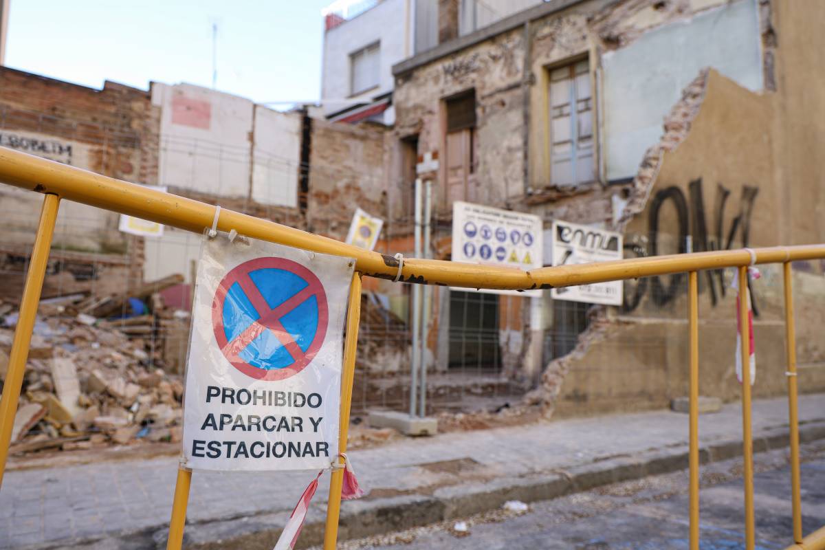 Enderroc del carrer de Gràcia - Víctor Castillo Enderroc del carrer de Gràcia