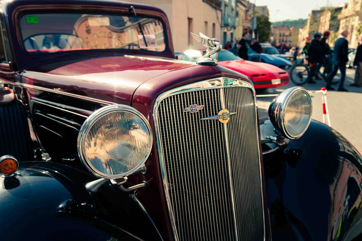 Cotxes clàssics a la Fira del Cargol de Sentmenat