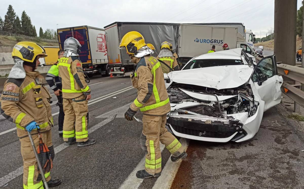 Accident de trànsit a via interurbana de Sabadell el 2025 - JUANMA PELÁEZ