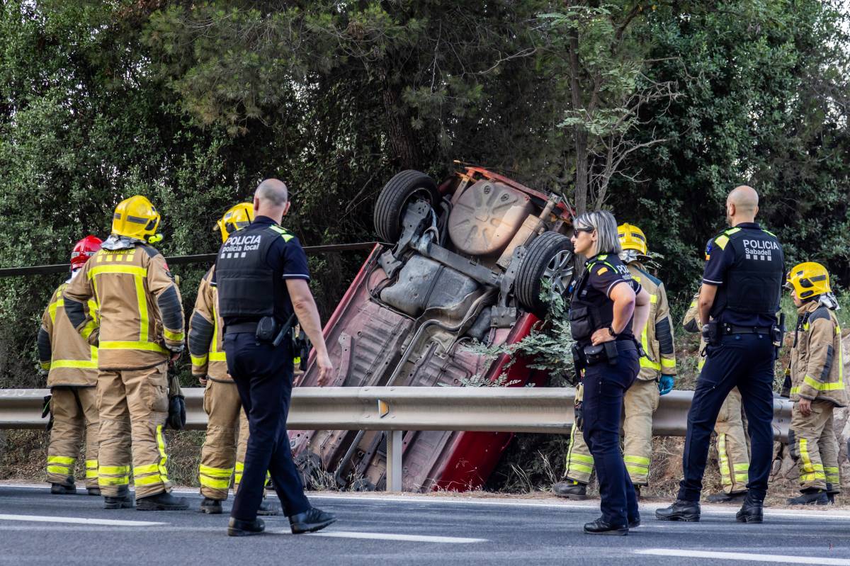 Accident de trànsit a via interurbana de Sabadell el 2025 - JUANMA PELÁEZ