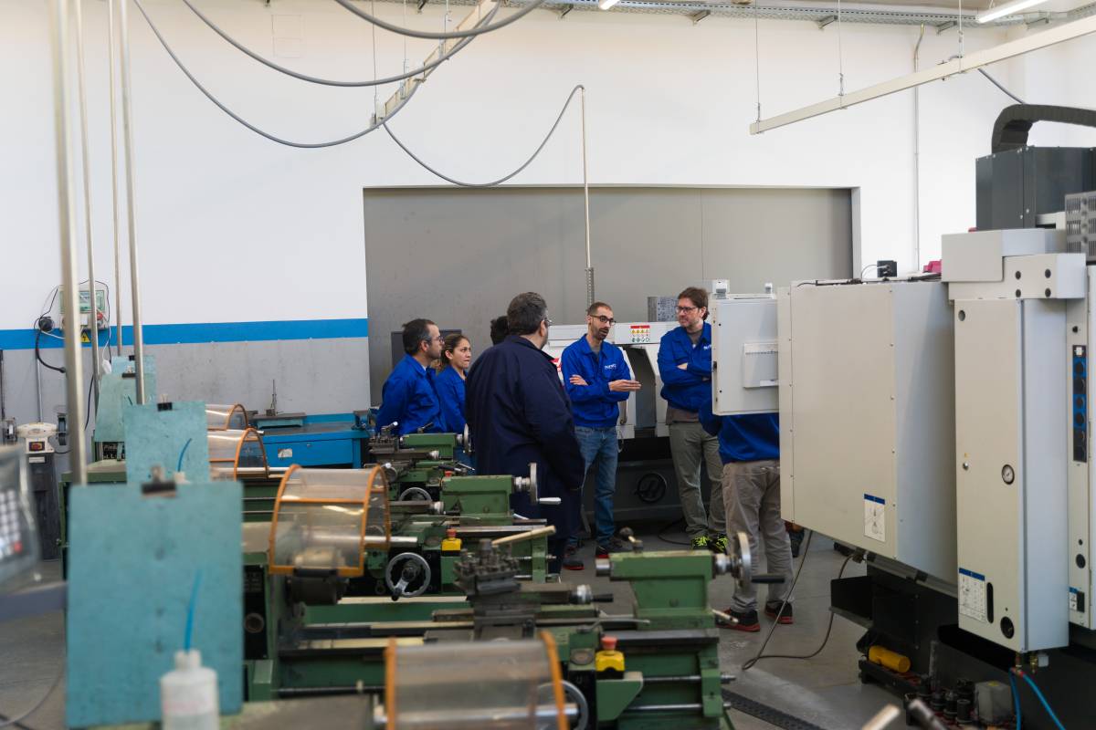 Un dels tallers de Cal Molins - David Chao Un dels tallers de Cal Molins