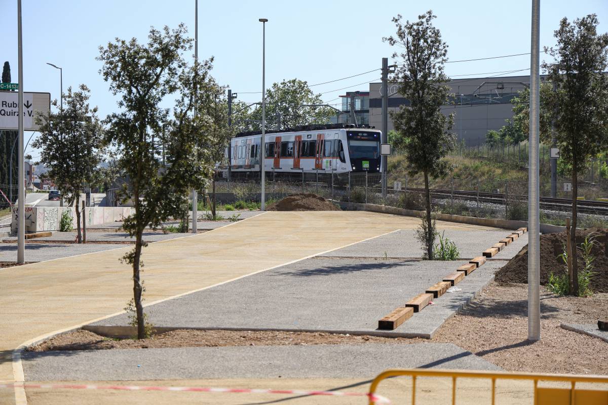 FOTOS | El nou aparcament de Can Feu, pràcticament a punt