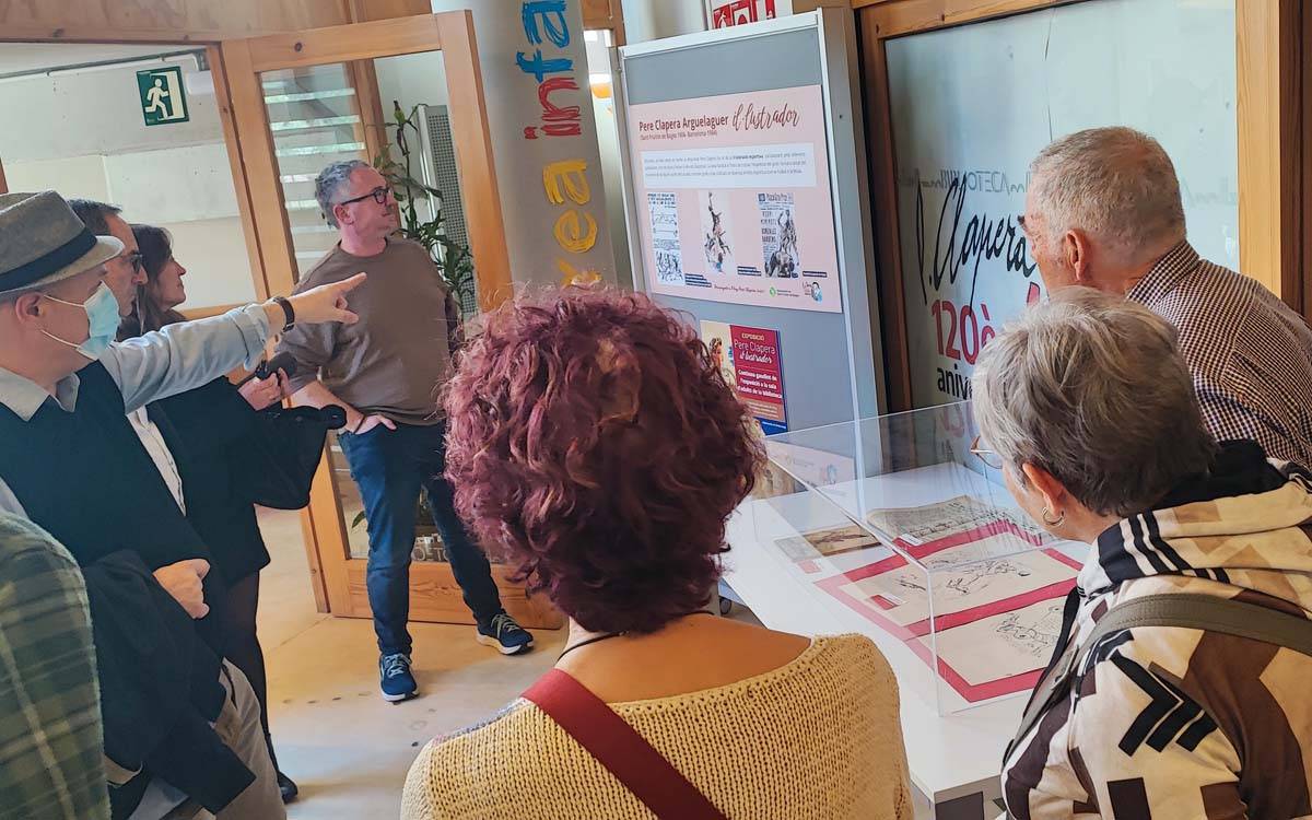 Sant Fruitós inaugura l'exposició sobre el vessant il·lustrador de Pere Clapera