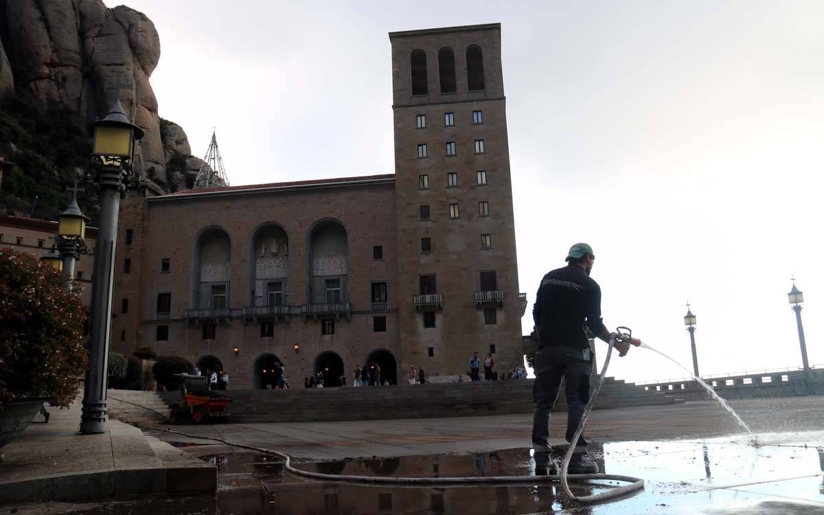 Una inversió de 3,7 milions reduirà el risc d'inundacions al monestir de Montserrat