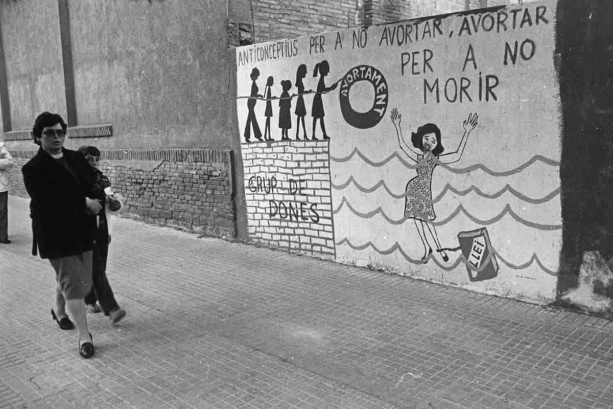 Una ubicació finada amb un mural 