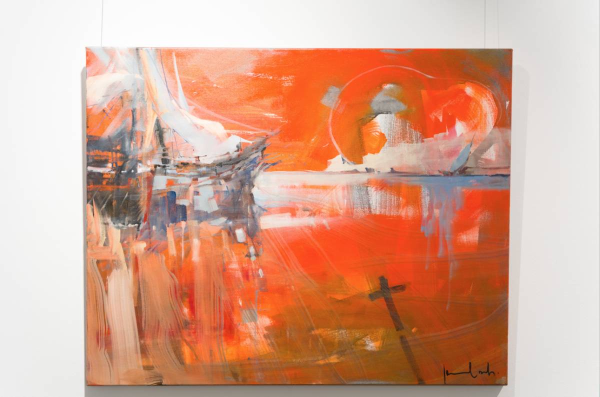 Quadre de Joan Coch a l`exposició a l`Acadèmia de Belles Arts - DAVID CHAO Quadre de Joan Coch a l`exposició a l`Acadèmia de Belles Arts