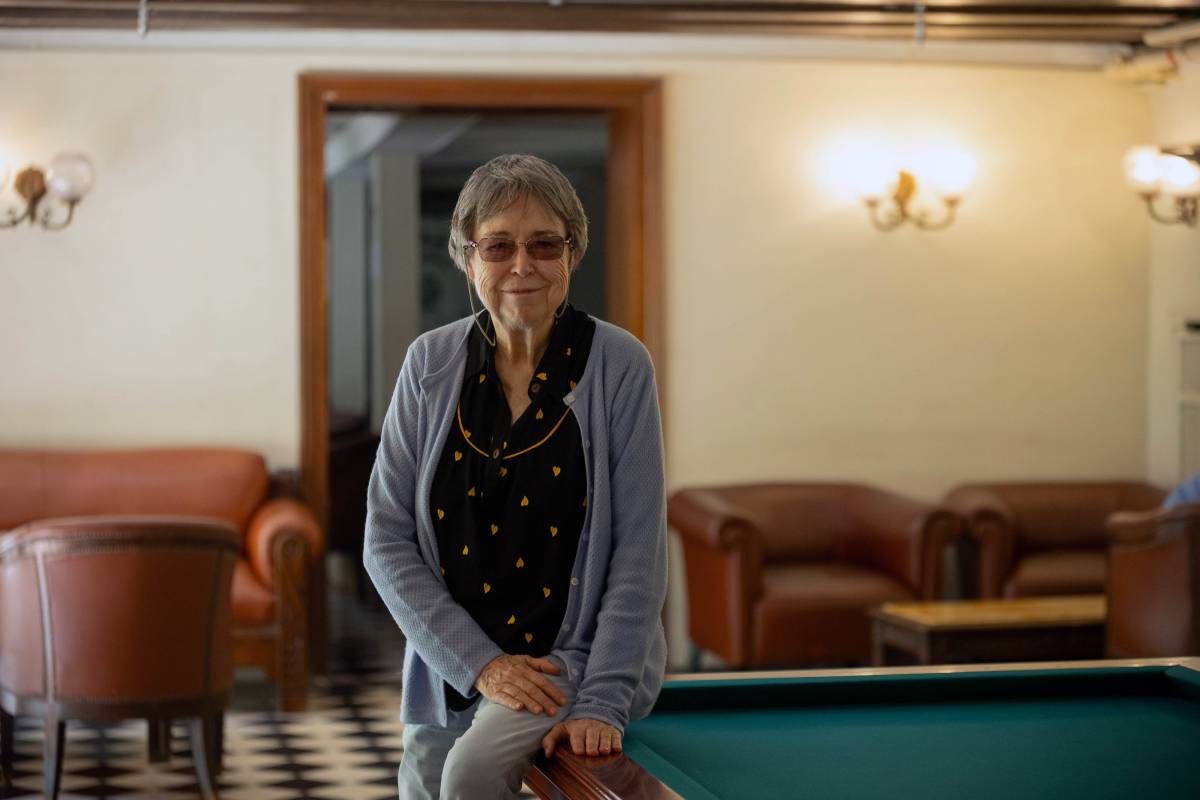 Maria Favà, fotografiada en l'Ateneu Barcelonès - Miquel Homs