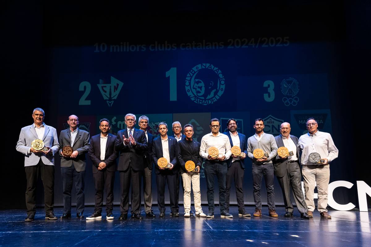 Més d'una vintena de reconeixements amb accent sabadellenc a la Diada de la Natació Catalana 2026