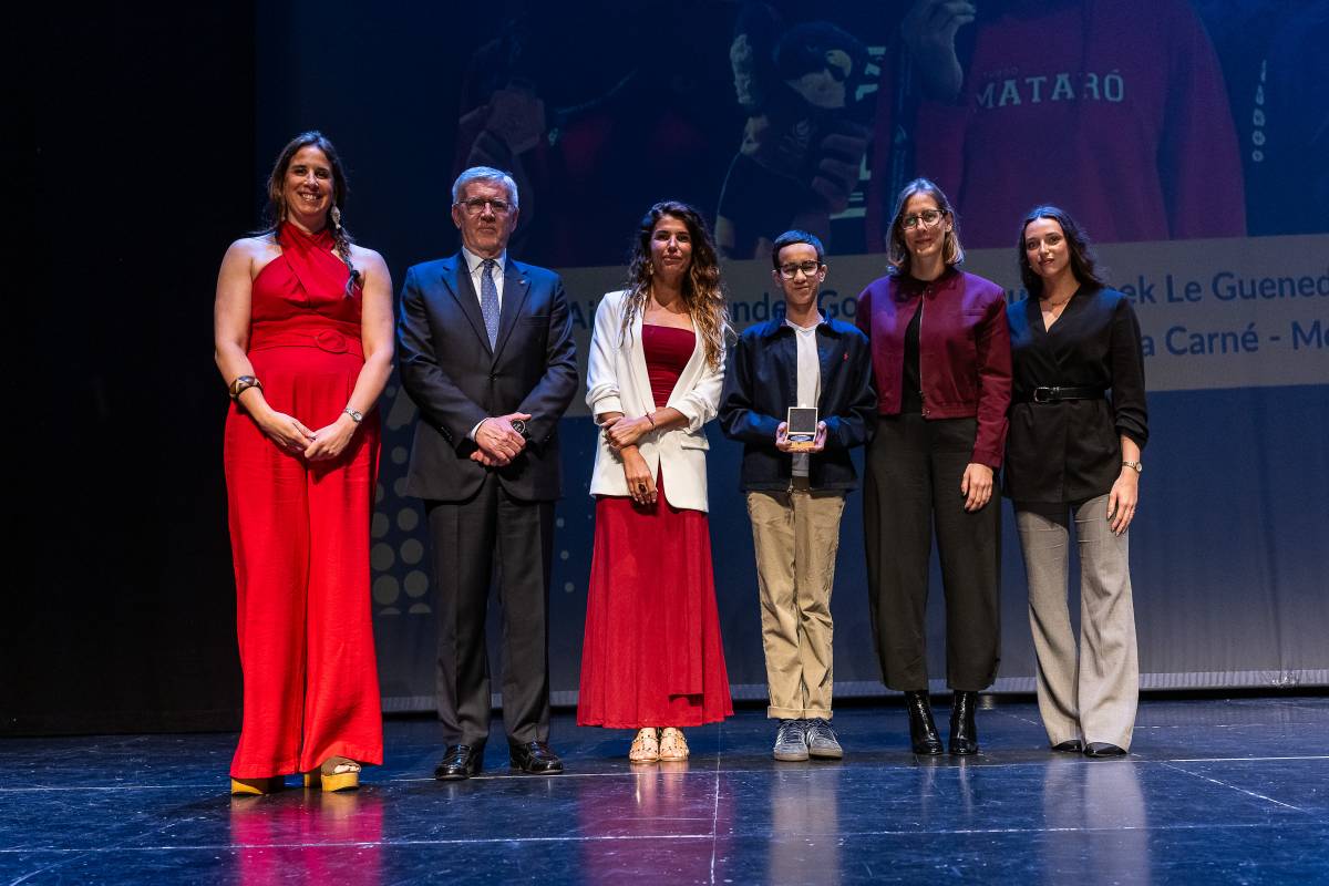 El jove Eneko Sánchez va ser un dels protagonistes de la gala
