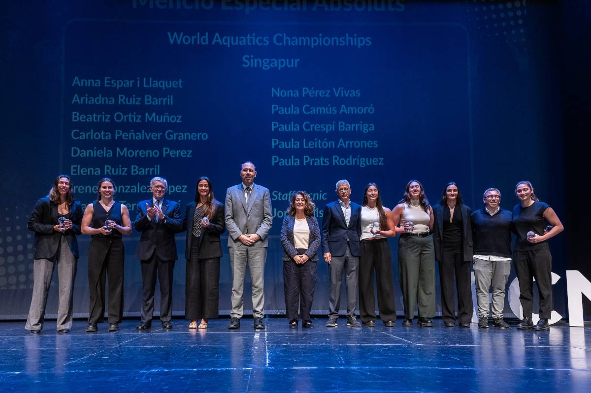 Els equips estatals de waterpolo van tornar a ser protagonistes en la Diada
