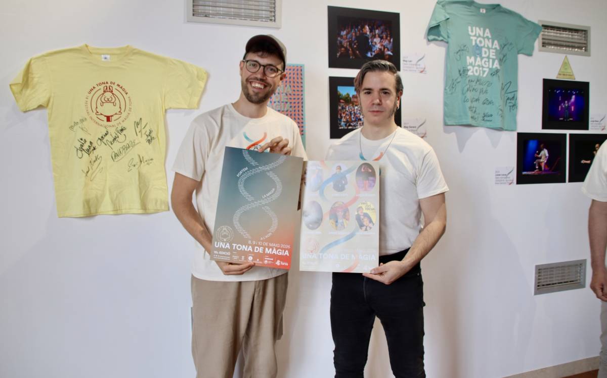 Arnau Tordera és el padrí de la 10a edició d'Una Tona de Màgia