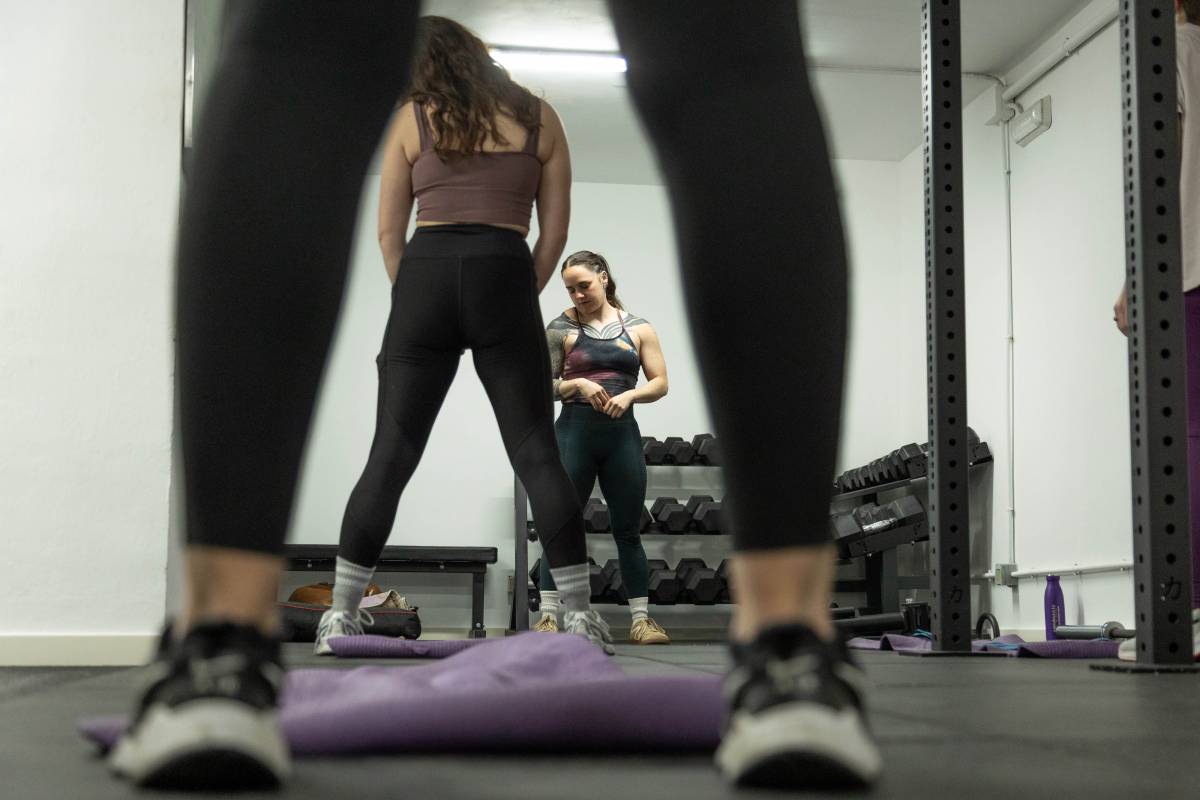 Van Remoortere durant un dels entrenaments del seu gimnàs - Miquel Homs