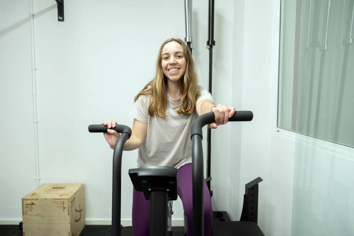 Noèlia és alumna del gimnàs no-mixt MPowah des de fa un any