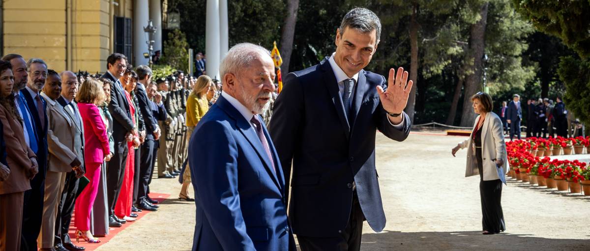 Sánchez i Lula proclamen el «no a la guerra» des de Barcelona
