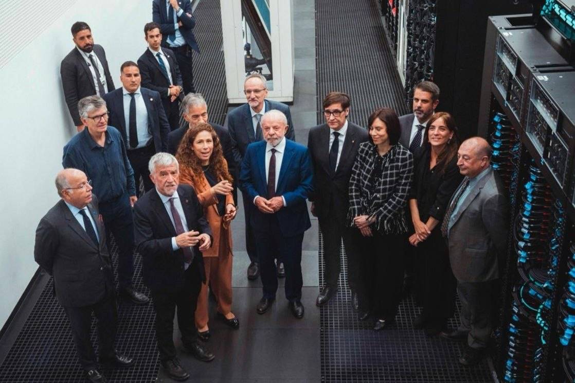 Illa i Lula visiten el Supercomputing Center i reivindiquen la tecnologia «al servei de l'interès comú»