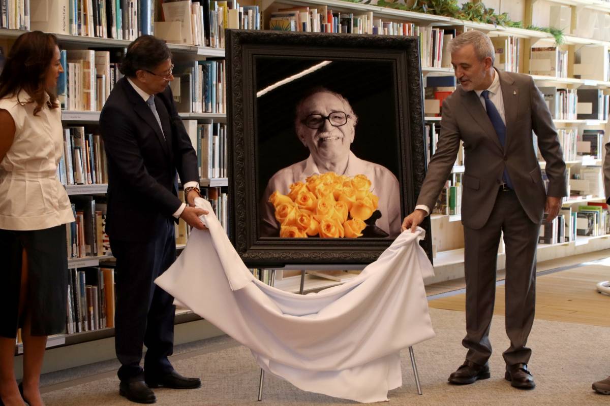 Colòmbia dona a Barcelona l'últim retrat artístic en vida de García Márquez