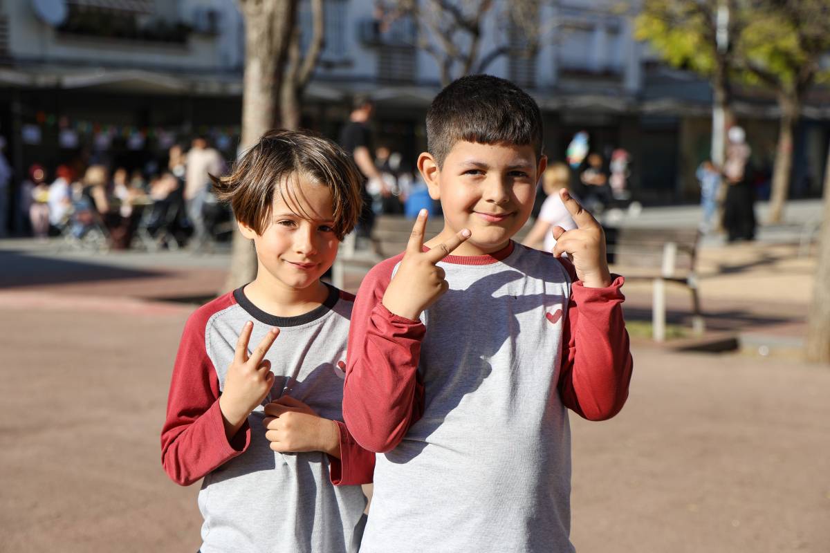 El Sixto i el Jose, alumnes del Vedruna