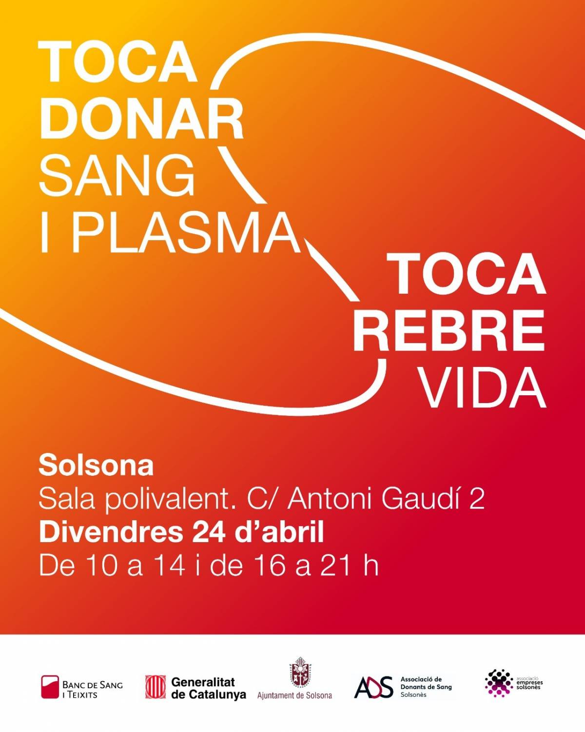 Campanys de donació de sang i plasma a Solsona 