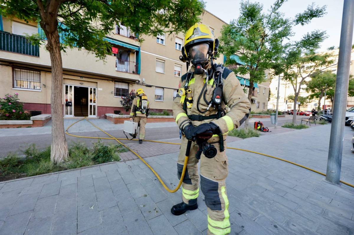 Crema un rentaplats a Espronceda - JUANMA PELAÉZ