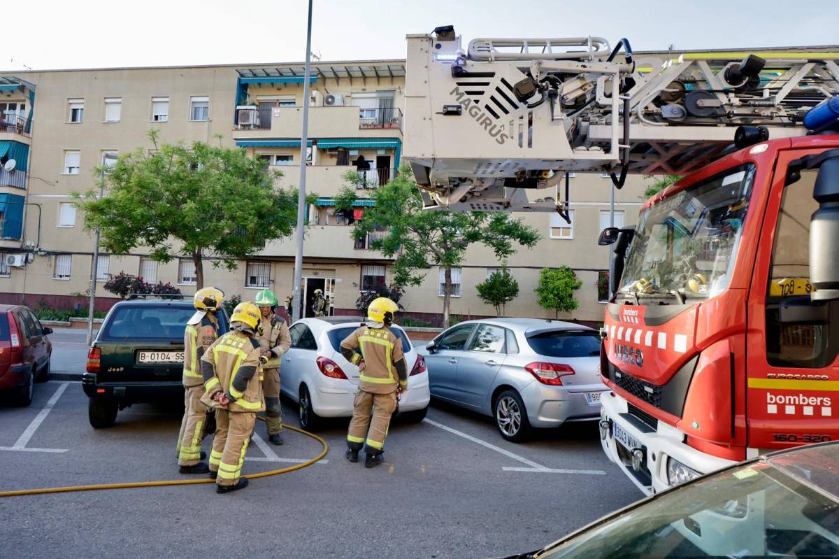 Crema un rentaplats a Espronceda - JUANMA PELAÉZ