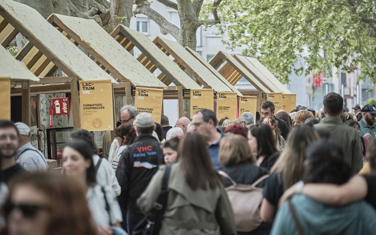 Vic, capital del formatge artesà català amb la fira Lactium