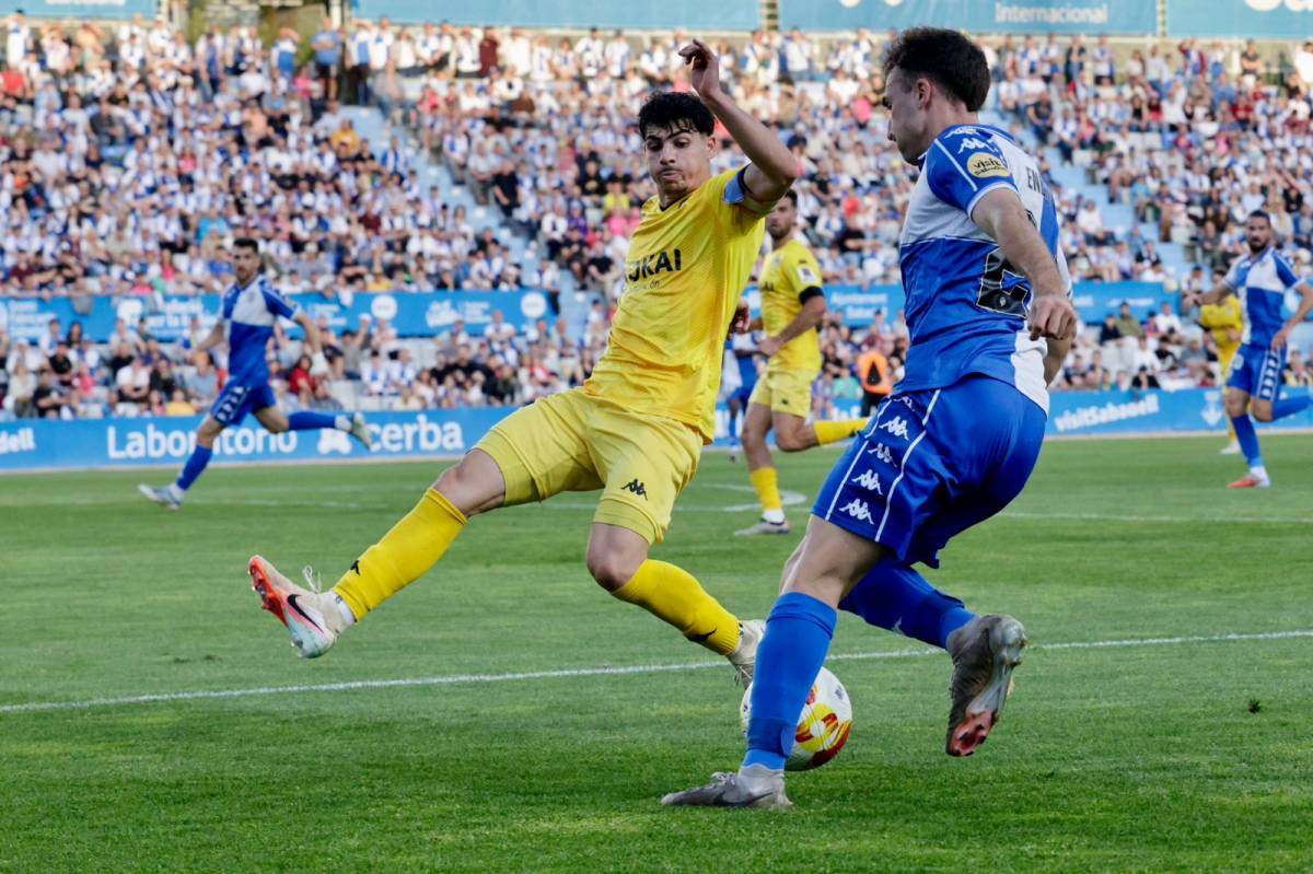 Aguilar, en un instant del duel