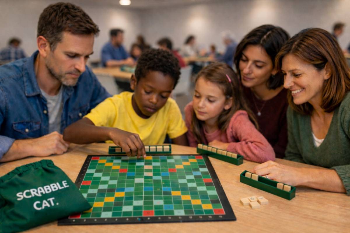 La primera activitat pública d'Scrabble en català a Solsona tanca el curs de tardes de jocs en família