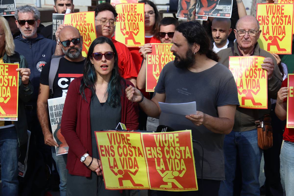 Sindicats i moviment per l'habitatge, units per impulsar una vaga general