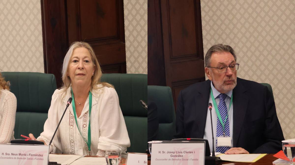 Els exconsellers Josep Lluís Cleries i Neus Munté defensen la gestió de la DGAIA de 2010 a 2016