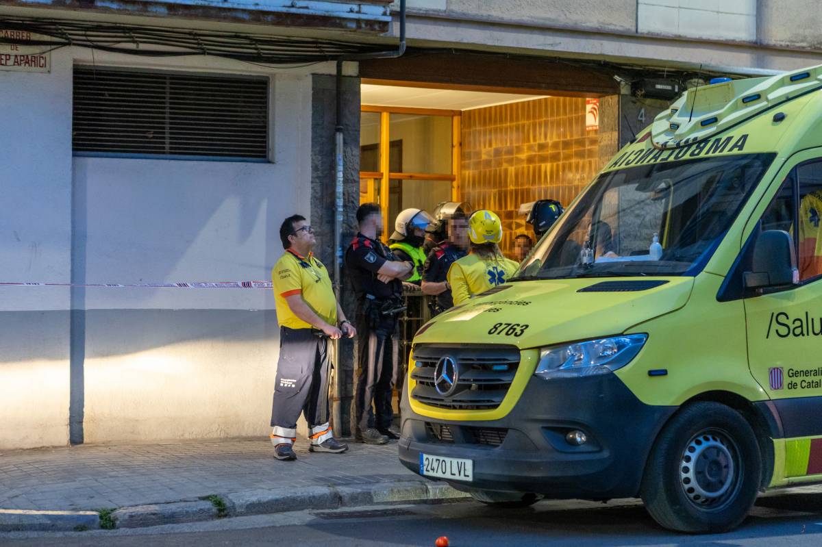 Intervenció dels serveis d`emergència a la Creu Alta