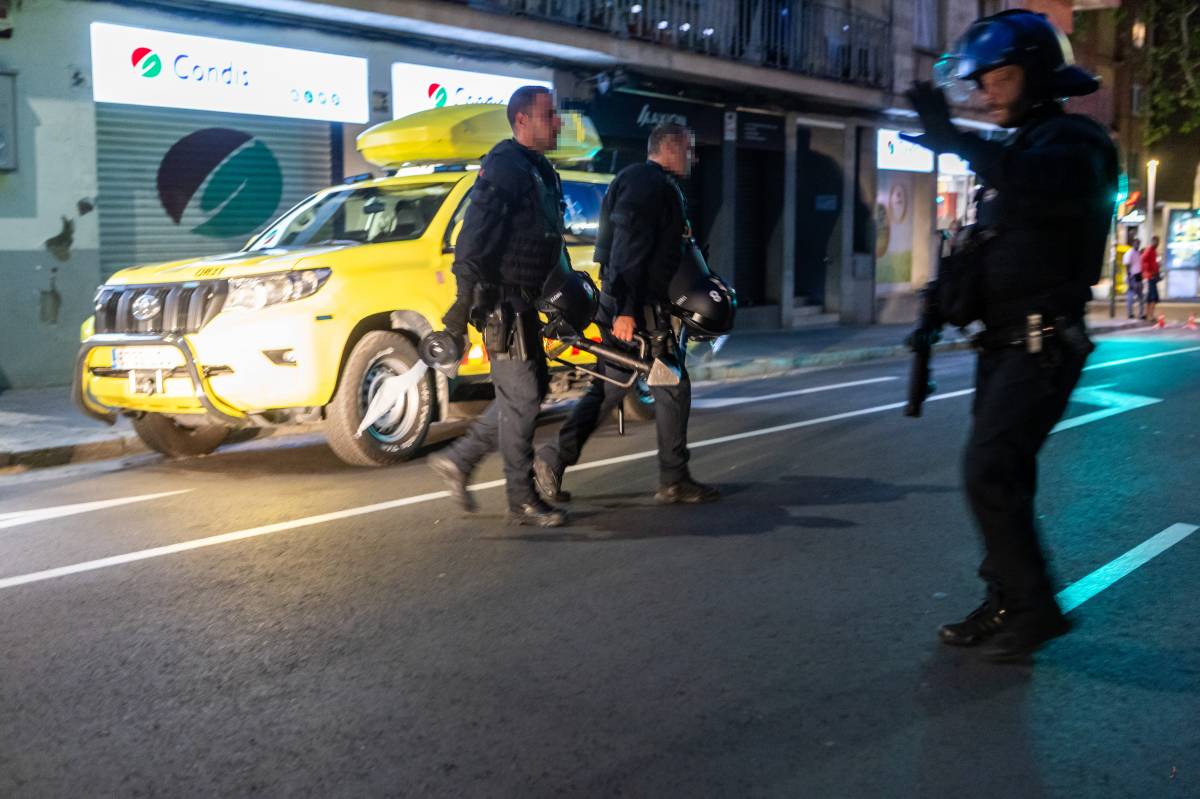 Intervenció dels serveis d`emergència a la Creu Alta