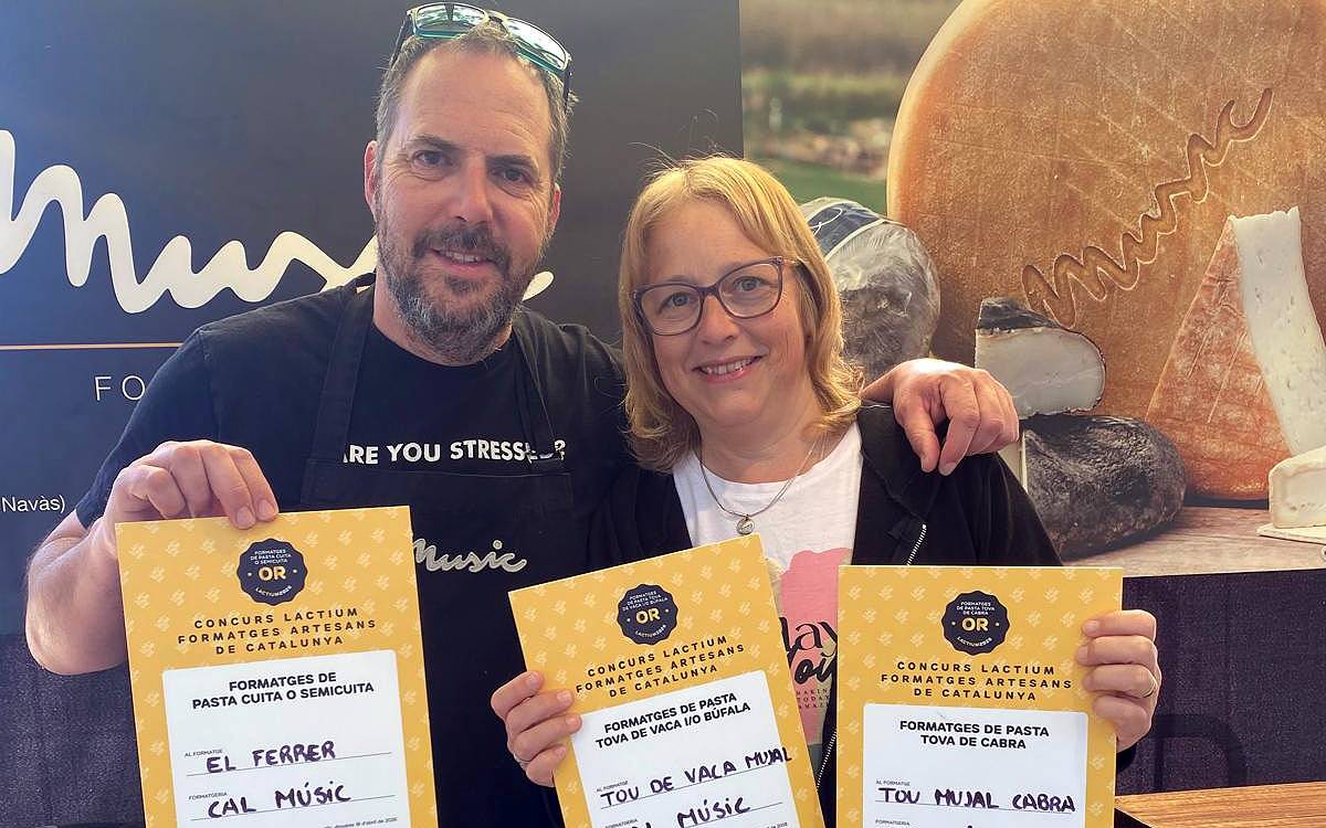 Dues formatgeries del Bages triomfen al Lactium de Vic