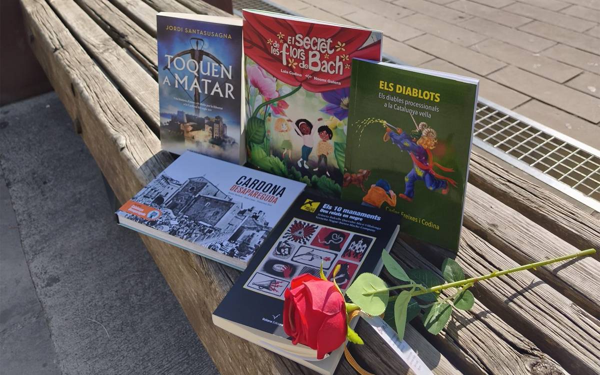 Cardona celebra Sant Jordi amb llibres locals i activitats culturals