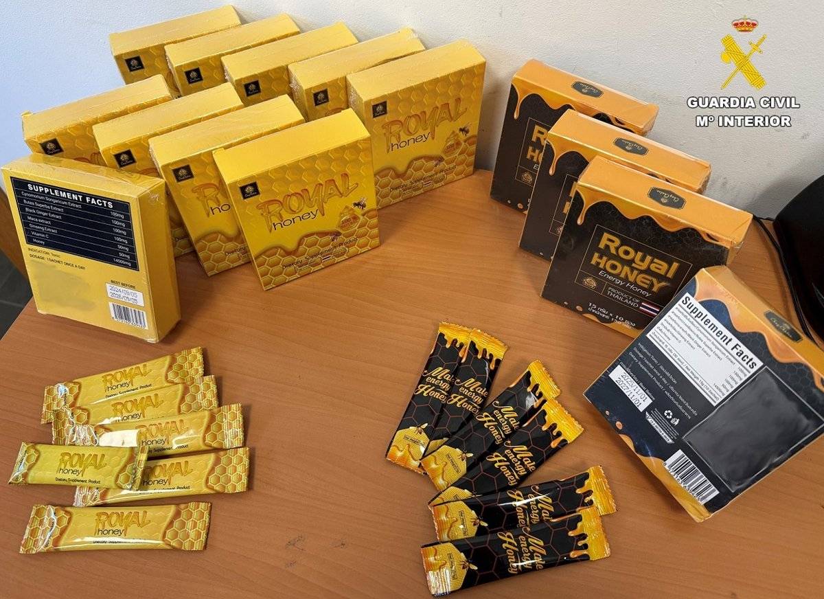 Troben mel amb viagra no autoritzada en un supermercat de Barcelona