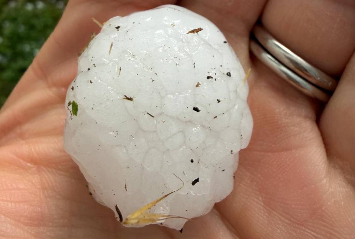 Pedra de 3 cm recollida a Vic