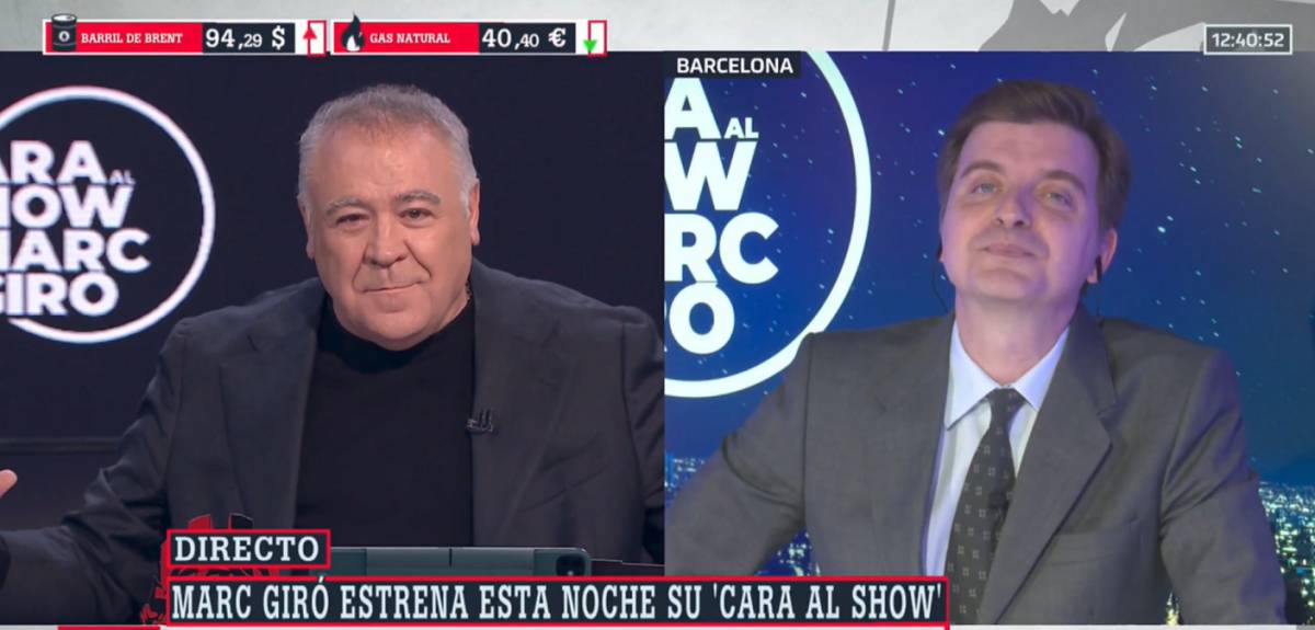 Marc Giró troleja Antonio Garcia Ferreras a costa de Pablo Iglesias: «Ja ho heu solucionat?»