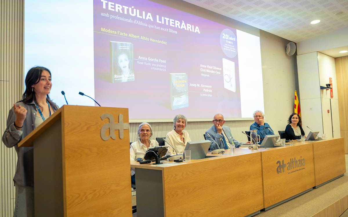 Althaia impulsa una tertúlia literària per Sant Jordi amb professionals de la institució