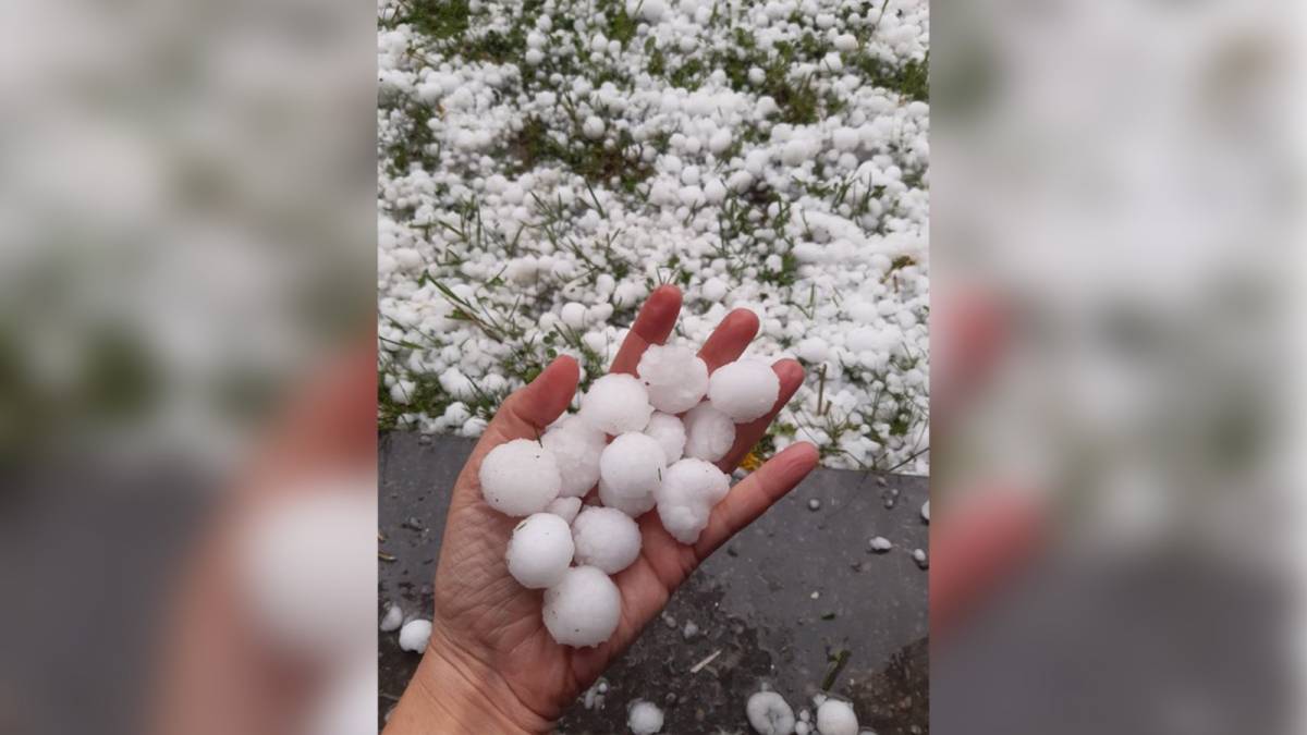 Espectacular pedregada a Ribes de Freser