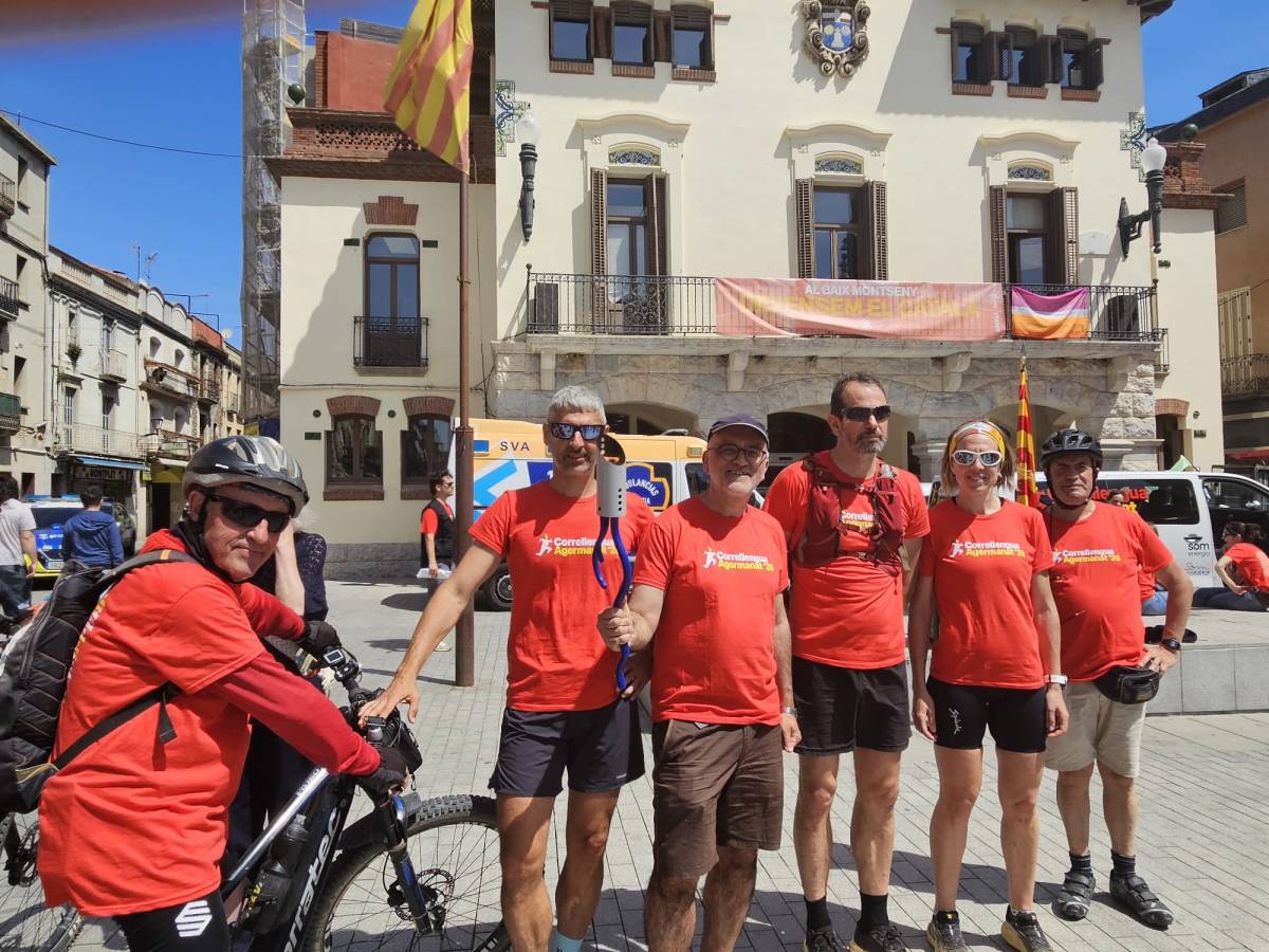 El Correllengua a Sant Celoni. - Bernat Castanyer