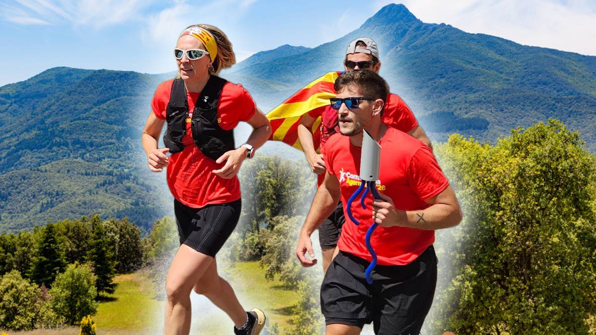 El Correllengua Agermanat travessa el Montseny: «Ho hem de convertir en tradició»