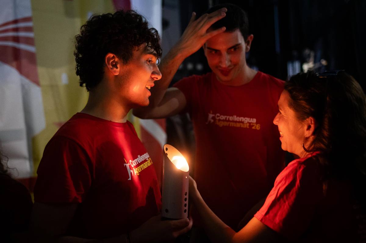 El català corre per Barcelona: les millors imatges de l'acte central del Correllengua Agermanat