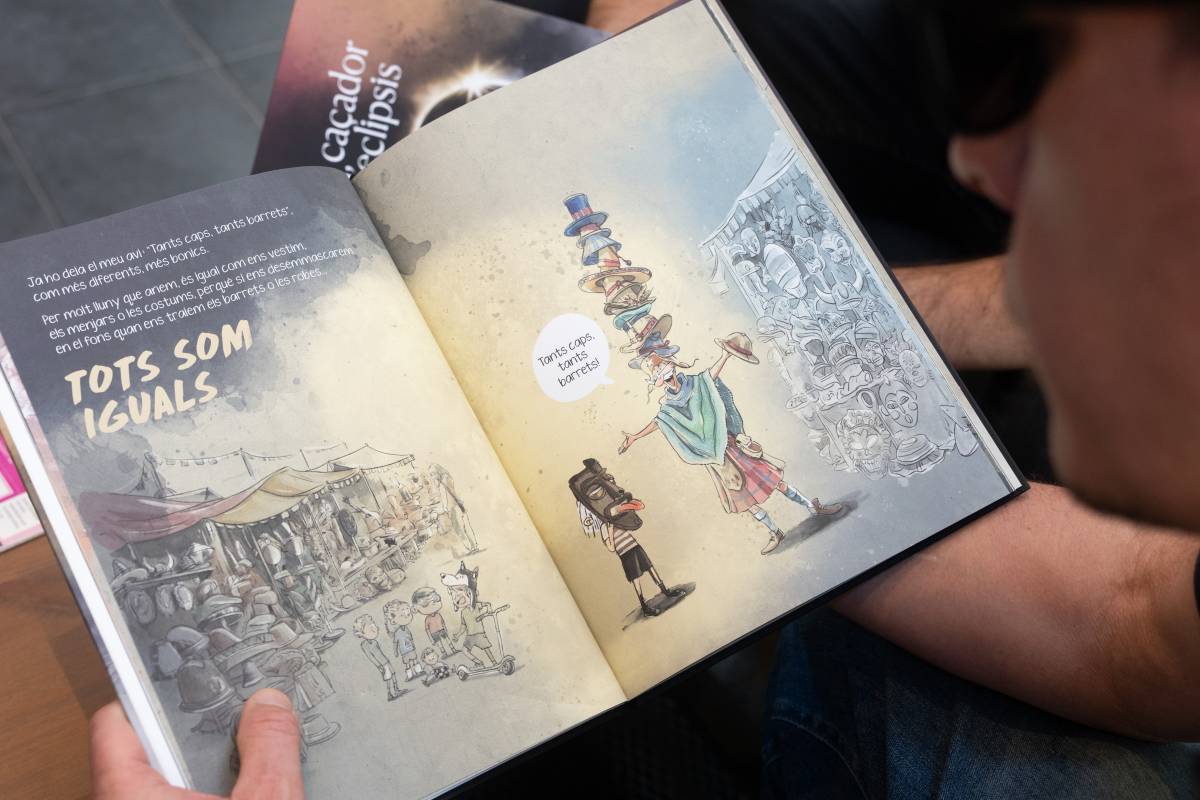 Una de les pàgines del conte