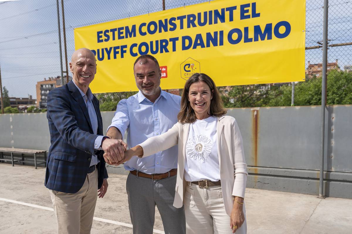 La Cruyff Court Dani Olmo de Montserrat estarà llesta el dia 10 de juny
