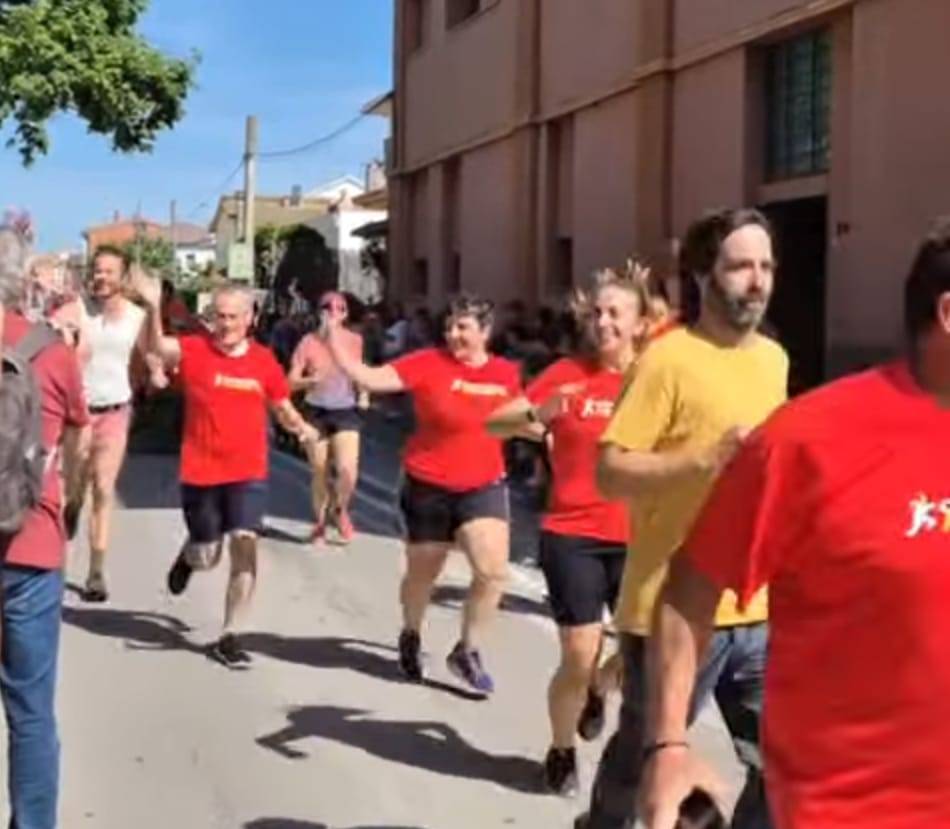Fereixen una persona a Cardedeu durant el Correllengua Agermanat