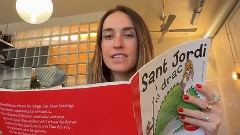 Una terrassenca porta l’esperit de Sant Jordi al cor de París: “Em feia molta pena no poder viure aquesta experiència”