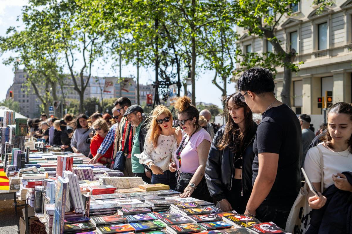 «Bon Sant Jordi, senyor Mendoza!»